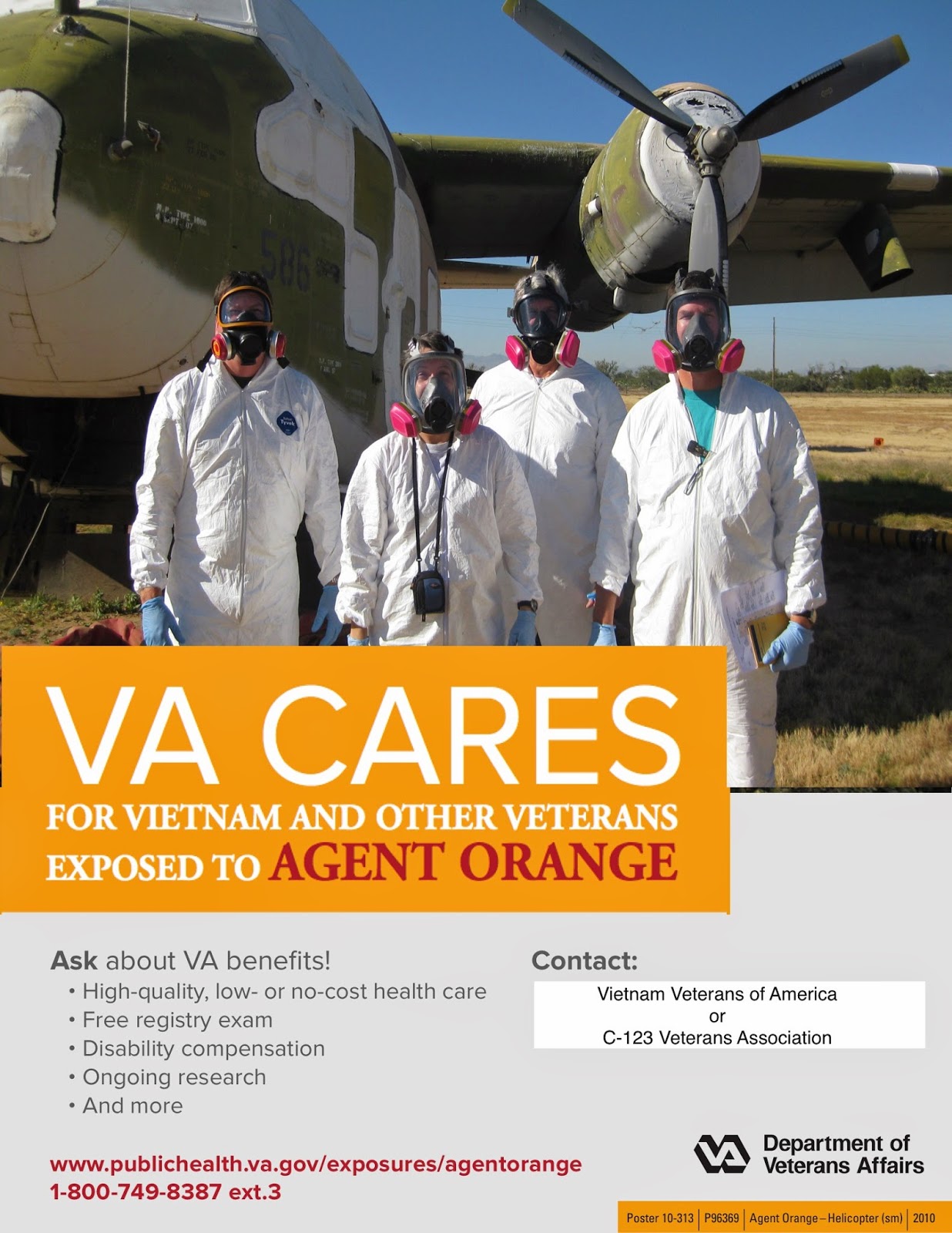Agent Orange C123K Aircrew & Maintainers VA now honors our Agent