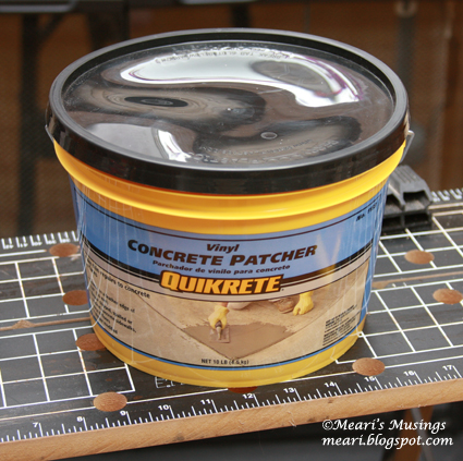 Meari S Musings Lamp Repair A Tutorial - Floor Lamp Concrete Base Repair Meari S Musings Lamp Repair A Tutorial - Floor Lamp Concrete Base Repair