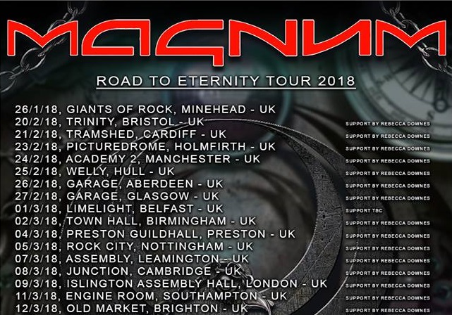 Magnum Band Tour Dates Magnum Band Tour Dates
