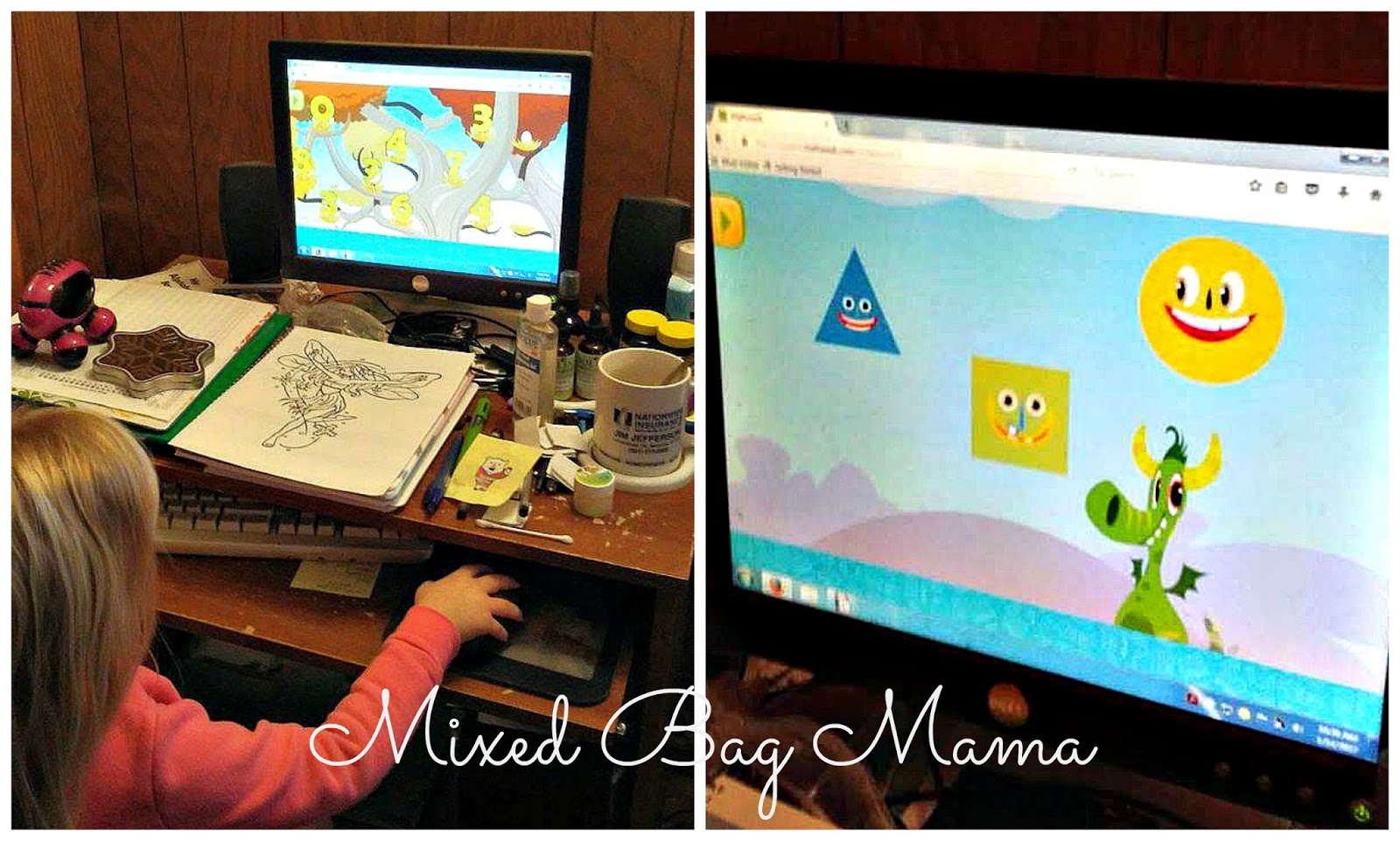 Mixed Bag Mama Learning With Reading Eggs & Mathseeds
