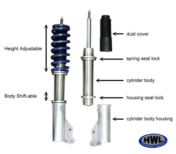 LEACREE Auto Parts Adjustable shock absorbers classification