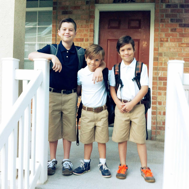 first day of school at channing hall charter school