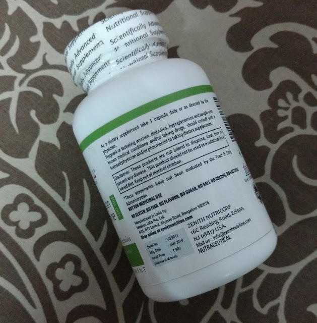 Zenith Nutrition Vegan Glucosamine 500mg - 90 Veg capsules Review and Pictures