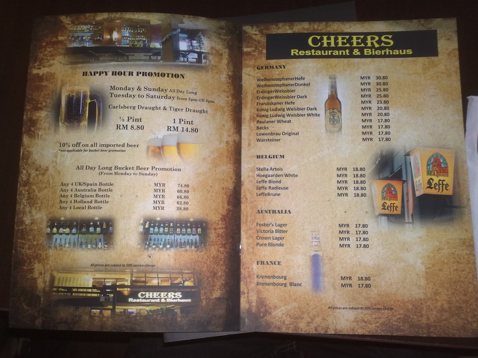 It's About Food!! CHEERS Restaurant & Bierhaus Tanjung Tokong