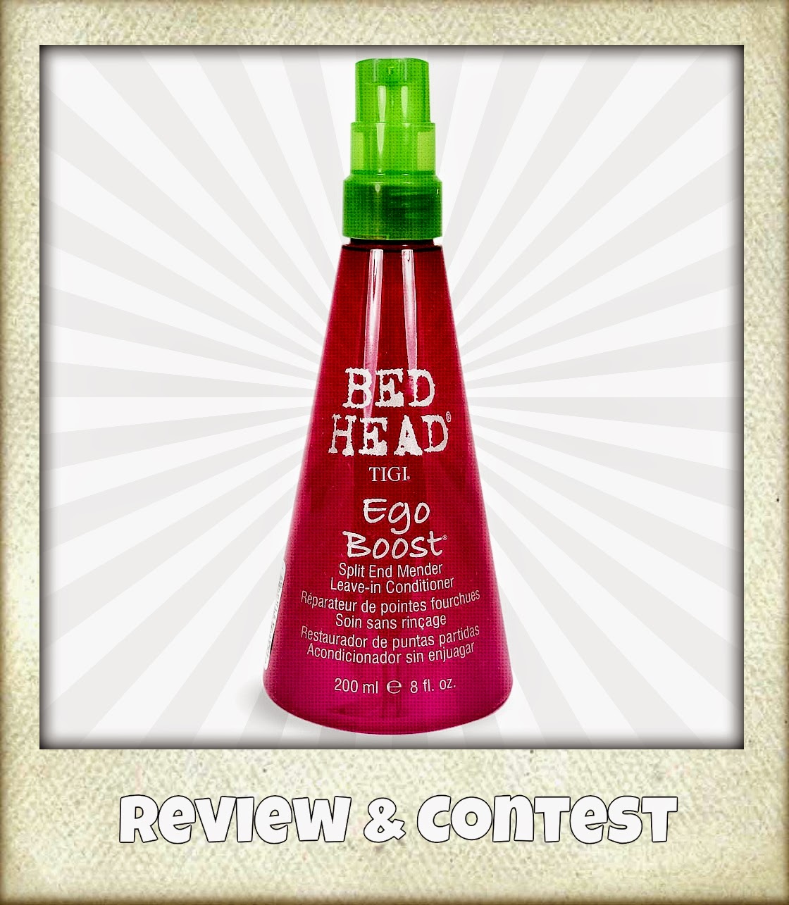 TIGI Bed Head Contest + Ego Boost Leave In Review Priya Adivarekar