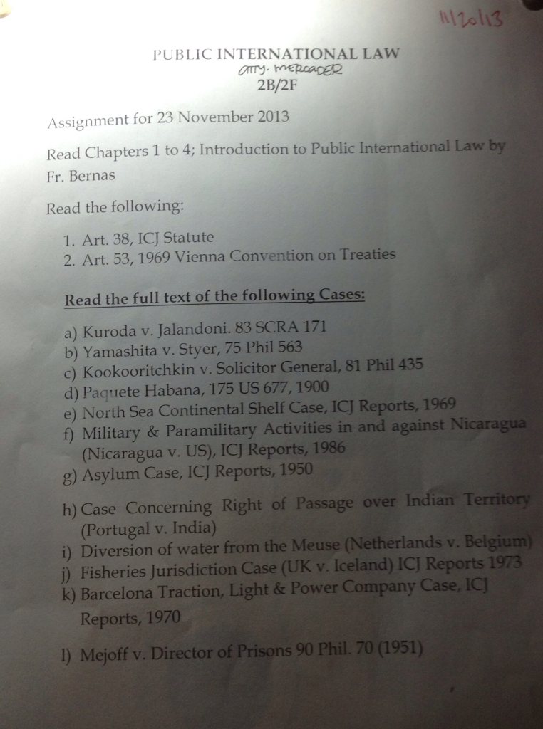 introduction to public international law bernas