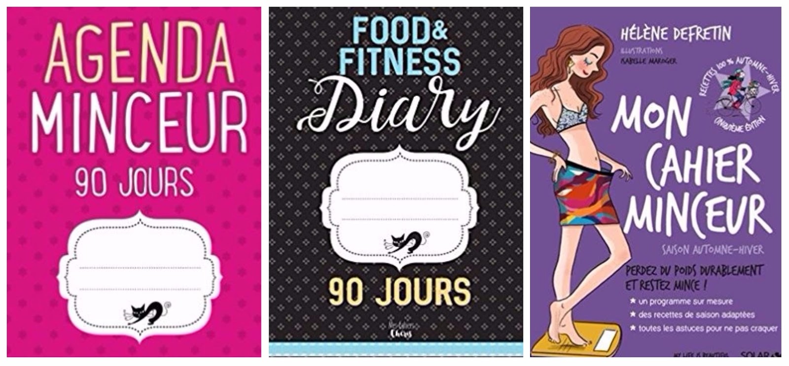 Agenda Minceur: Cahier pour régime alimentaire et sportif de 90