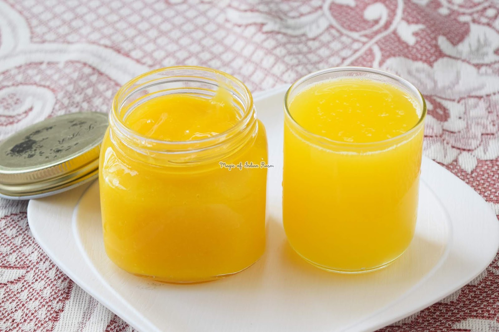Mango Pulp Juice Recipe - मैंगो जूस साल भर स्टोर करे रेसिपी - Priya R - Magic of Indian Rasoi