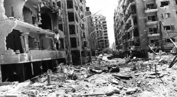 Beirut saat perang saudara 1975 dan 1990 Kota-kota Menakjubkan yang Dibangun Kembali dari Reruntuhan