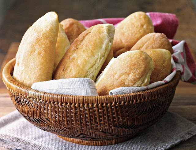 Bolillo rolls are the Mexican version of French rolls. They are crispy on the outside and super soft on the inside.