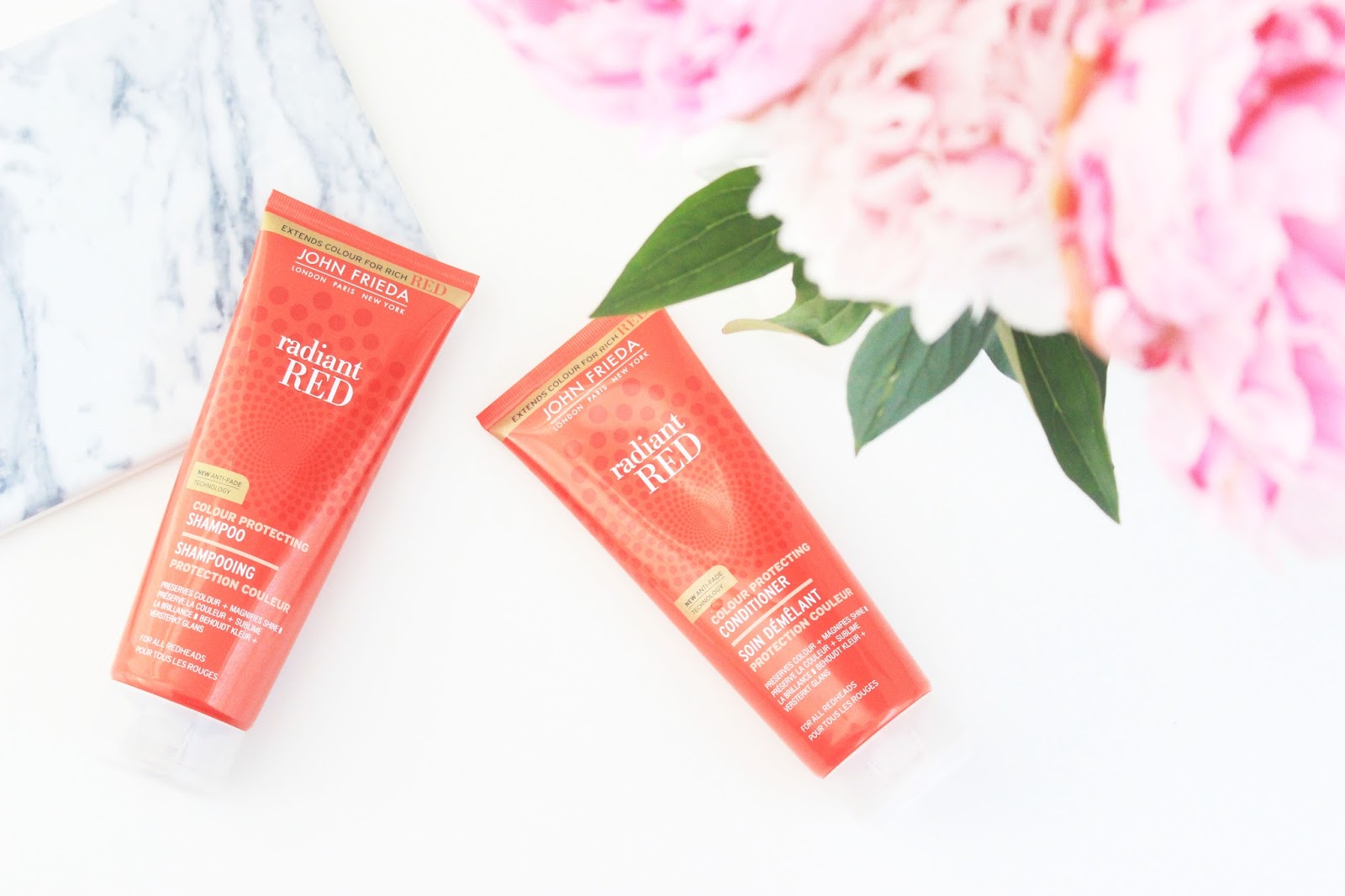John Frieda Radiant Red Shampoo and Conditioner Pint Sized Beauty