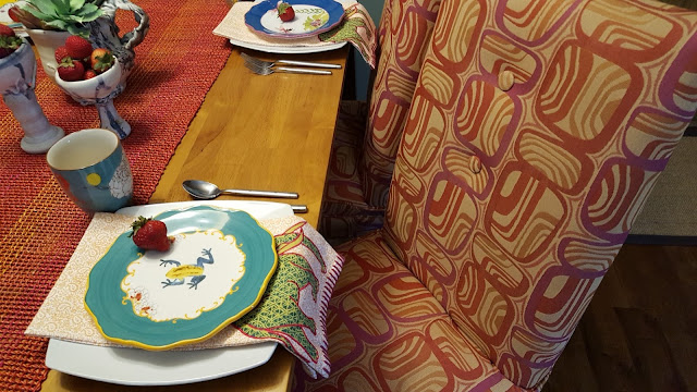 Meet Crypton fabric, this boho kitty mama’s home decorating BFF - dining chairs 5 BoHoHome.com @bohosusan