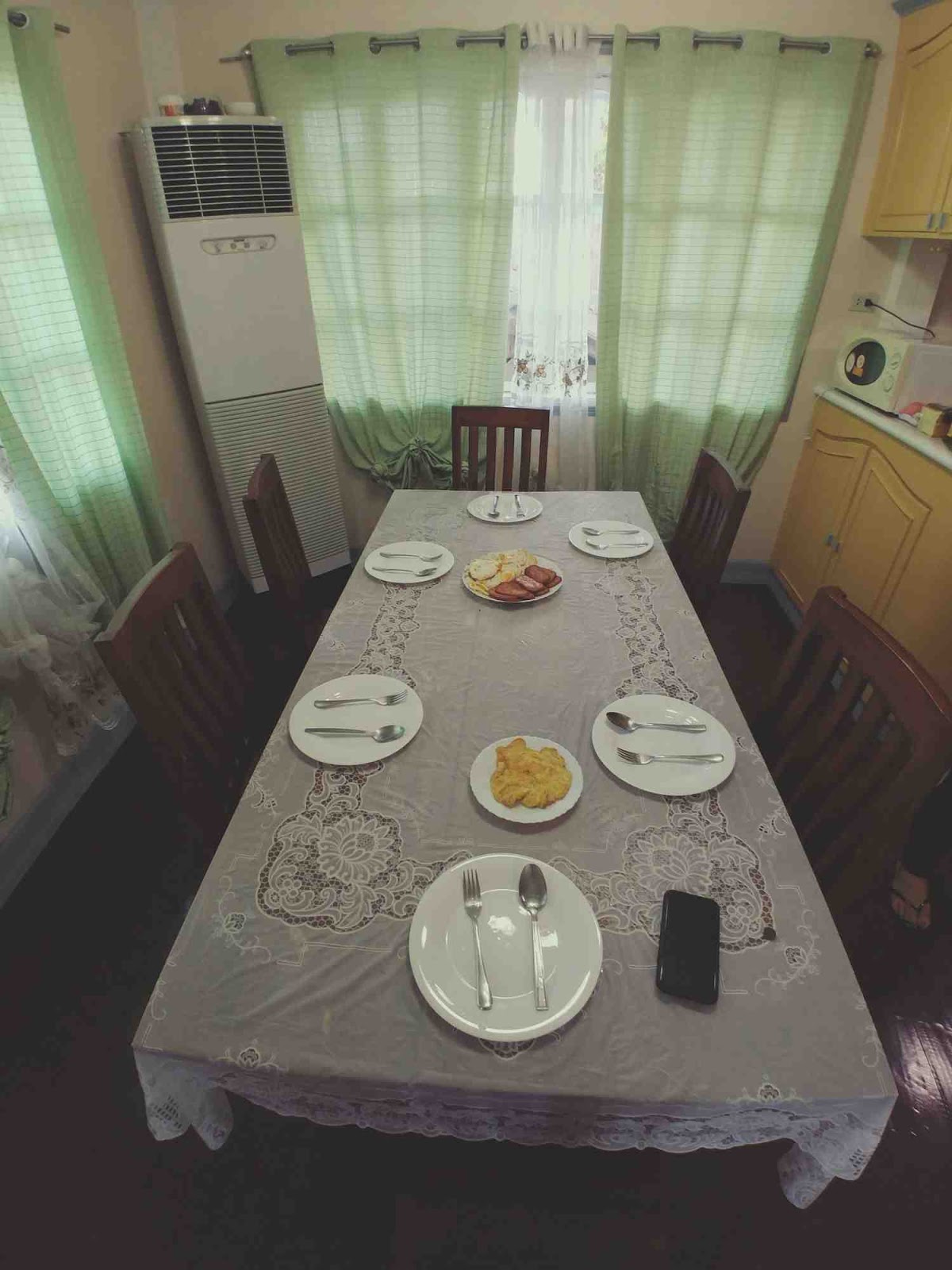 Dining area of our house in Bohol