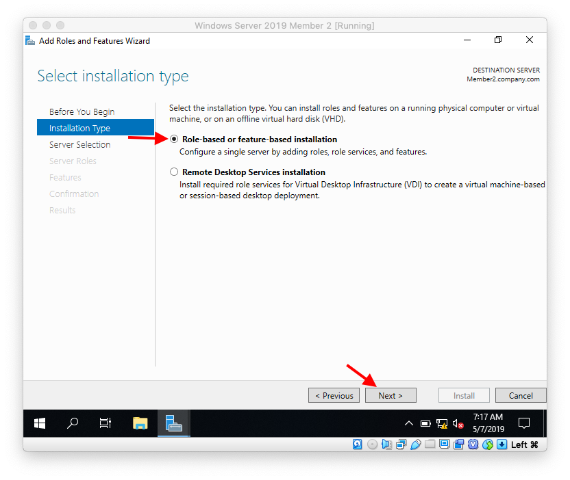 Adding File Server and File Server Resource Manager Features in Windows