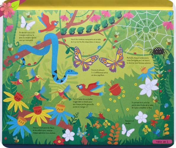 Je joue avec les tables de multiplication - Usborne Je joue avec les tables de multiplication - Usborne