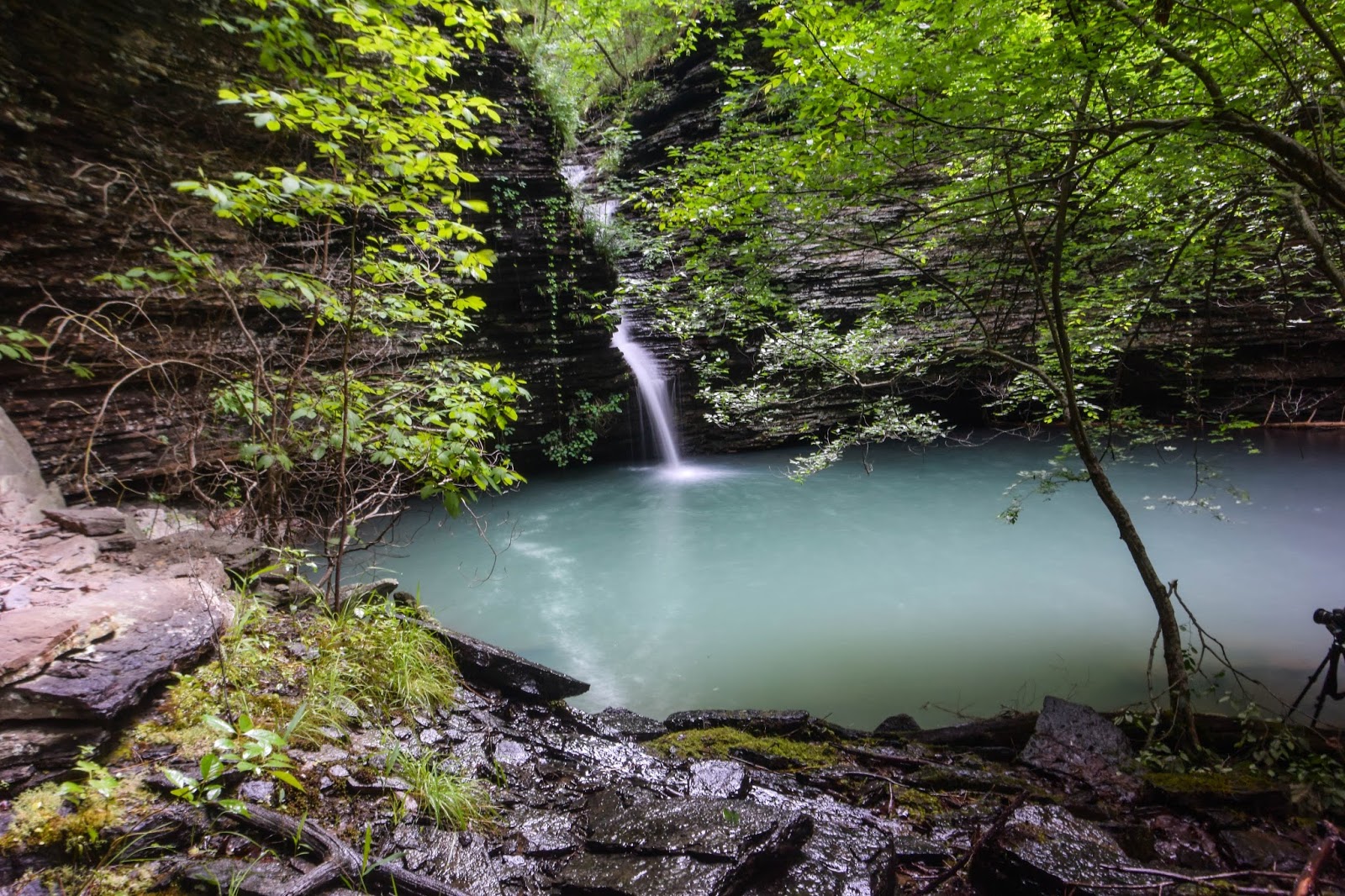 Rick's Hiking Blog Brushy Fork (northeast prong) Waterfalls, Ozarks