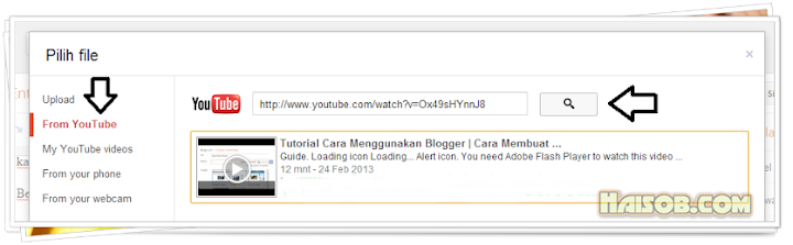 Cara 1: memasukan video Youtube ke dalam postingan di Blogger Cara 1: memasukan video Youtube ke dalam postingan di Blogger