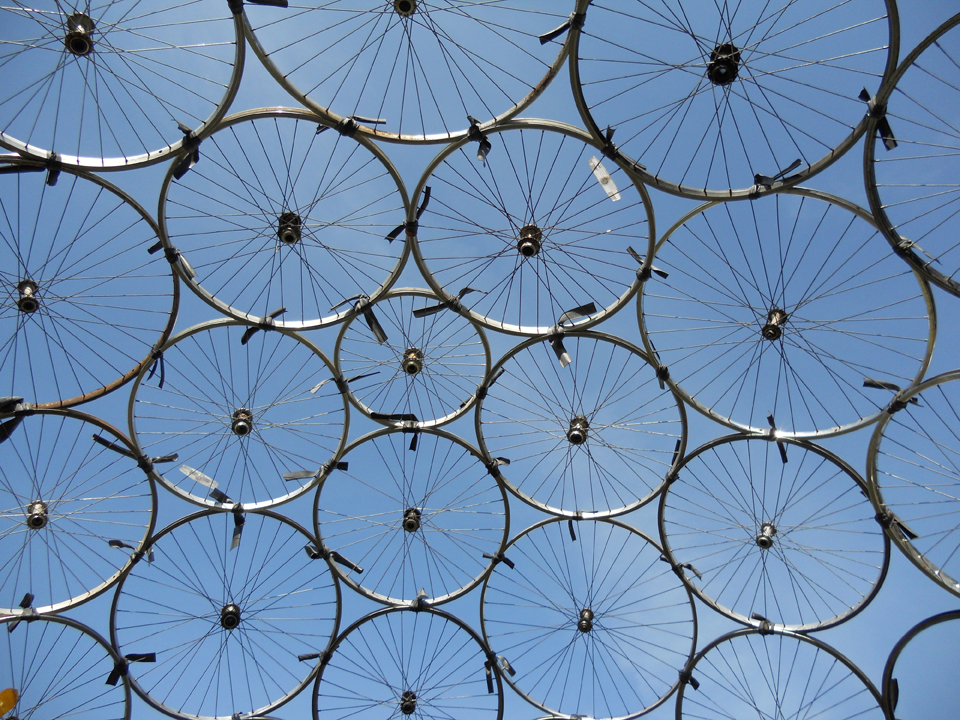 Spoke 'n' Chain Community Cycling Carnival Club Bicycle Wheel Dome