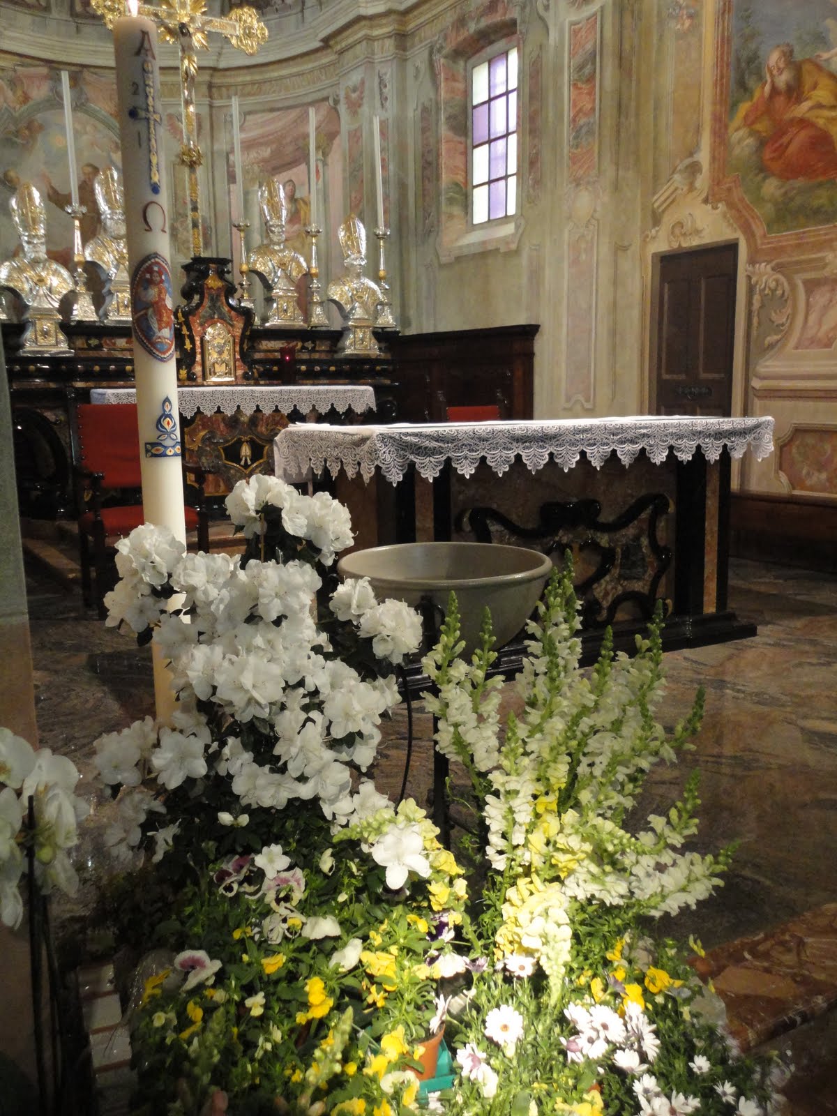 Arte Floreale Per La Liturgia Pasquale Arte Floreale per la Liturgia: Addobbo Pasqua Chiesa di San Bernardino