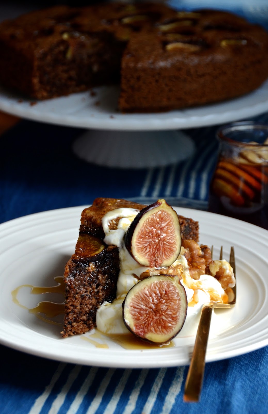 Flourless Walnut Fig Cake Always Order Dessert
