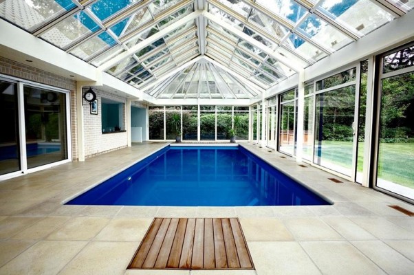 Covered swimming pools