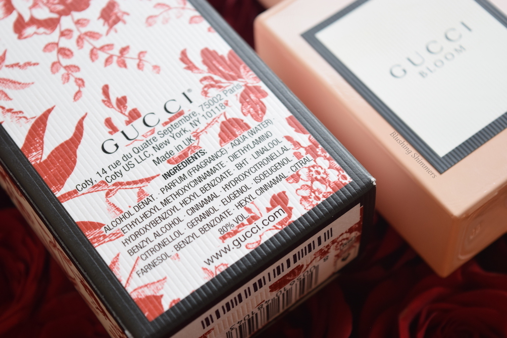 gucci bloom perfume ingredients