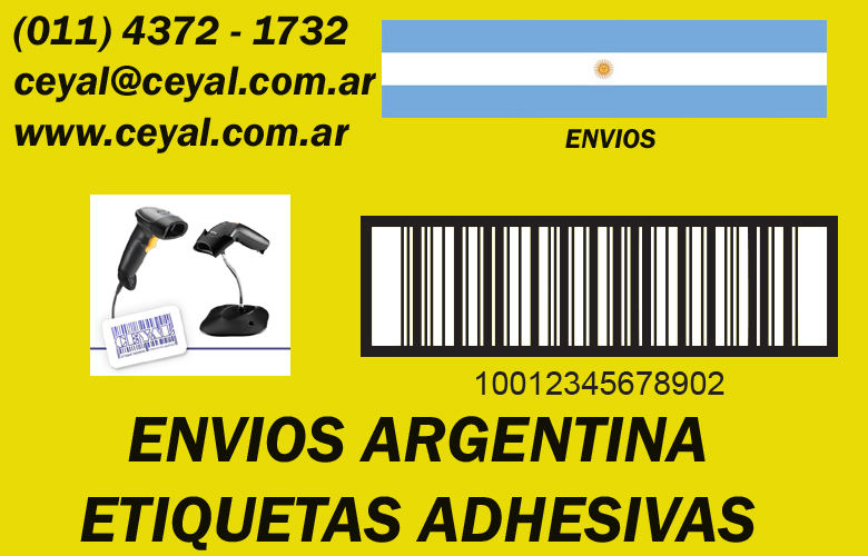 etiquetas adhesivas para Almacenamiento y distribución frutas Rio Negro