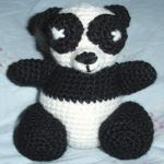 patron gratis oso panda  amigurumi | free pattern amigurumi panda bear