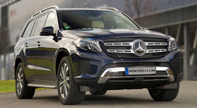 Thiết kế phần đầu xe Mercedes GLS 400 4MATIC 2019 Phần đầu xe Mercedes GLS 400 4MATIC 2019 với điểm nhấn ở cụm Lưới tản nhiệt 2 nan mạ Chrome sắc nét
