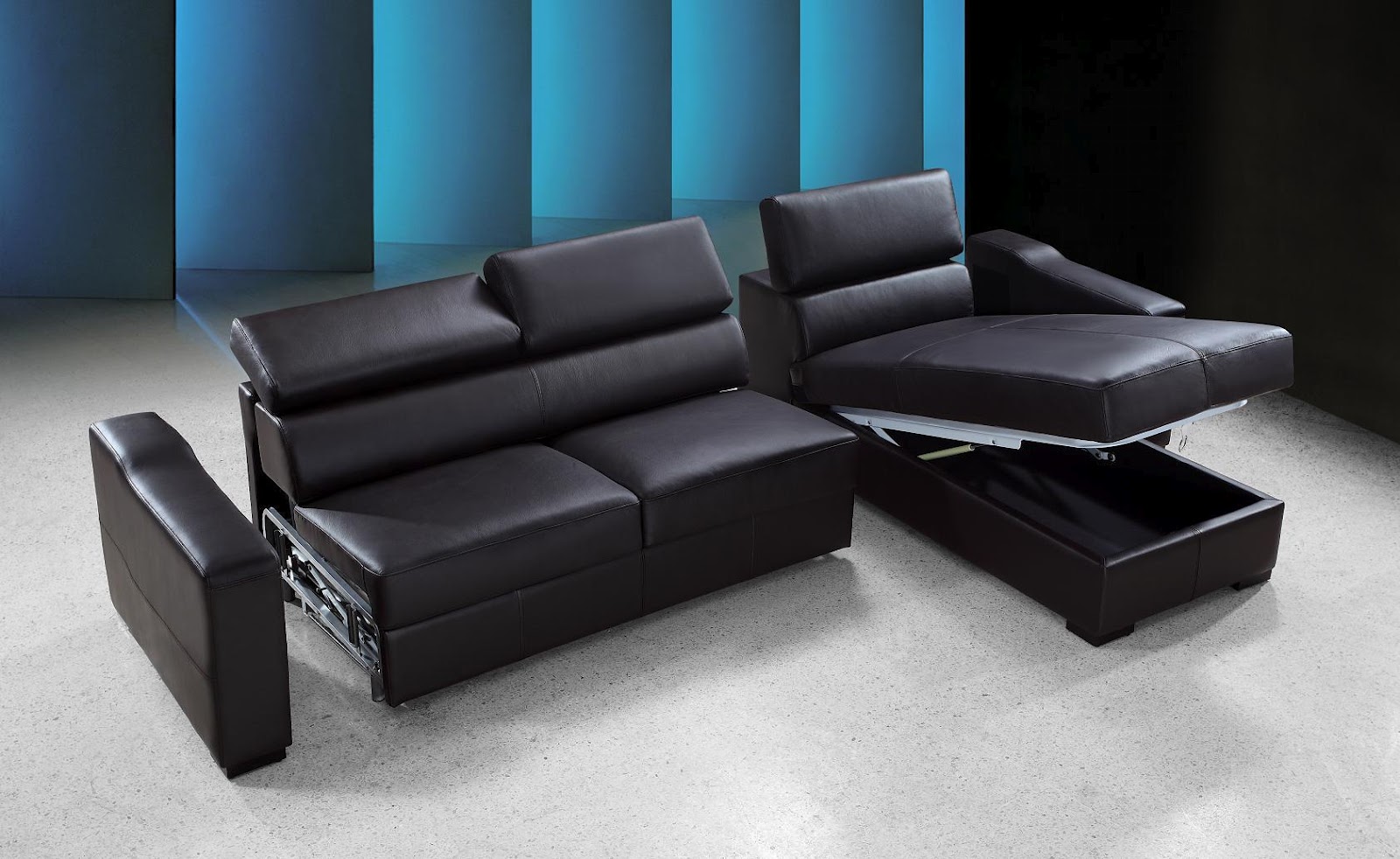 Click Clack Sofa Bed  Sofa  chair bed  Modern Leather 
