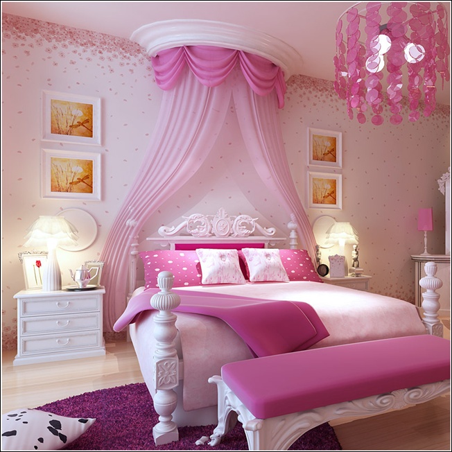 20 Model Kamar Tidur Bernuansa Pink Rumah Minimalis