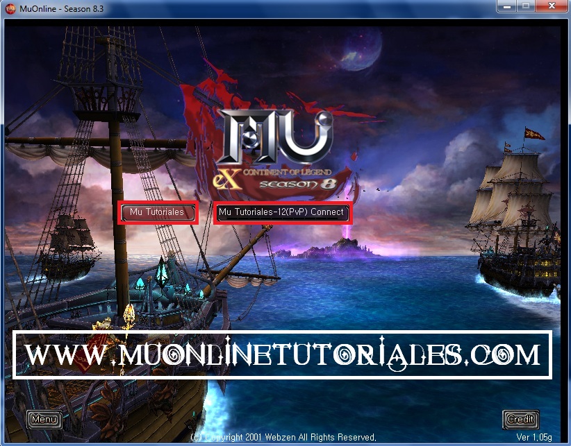 Interfaz del cliente Season 8 ep3 MuEMU