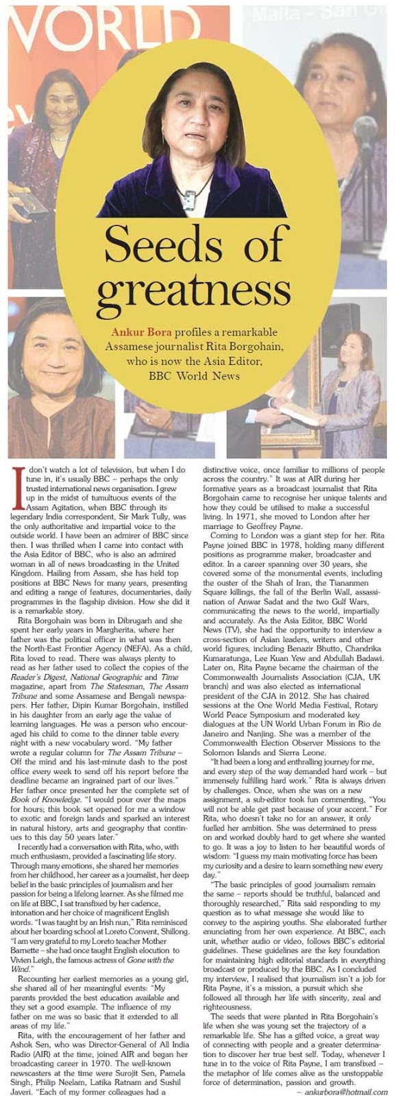 A Path To Oneness Seeds Of Greatness ankur bora blogger