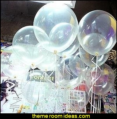 Transparent Color Helium Balloons for Party Decoration   party table supplies - party decor - table decorations - party essentials -  birthday party - baby showers - bridal showers - wedding party - party food - party table decorations