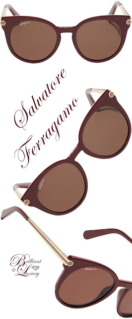 ♦Salvatore Ferragamo sunglasses #salvatoreferragamo #pantone #red #brilliantluxury