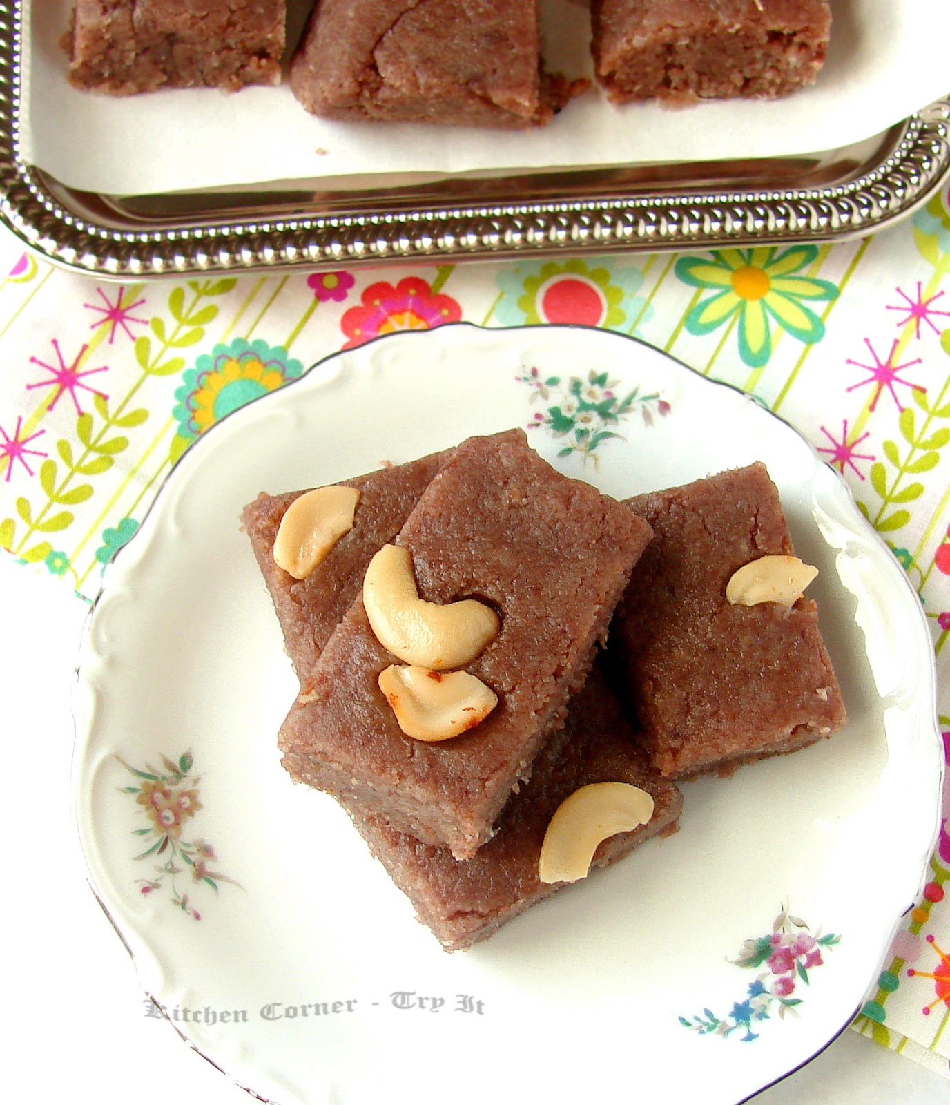 Chickoo Coconut Halwa