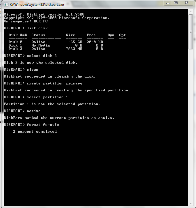 Create bootable Pen drive using command prompt in windows Computer's BLOG