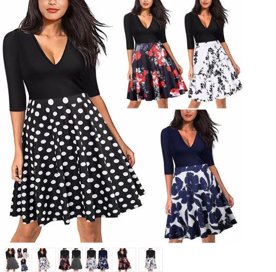 Inexpensive Dresses Near Me - Girls Party Dresses - Floral Maxi Dresses For Wedding Guest - Polka Dot Dress
