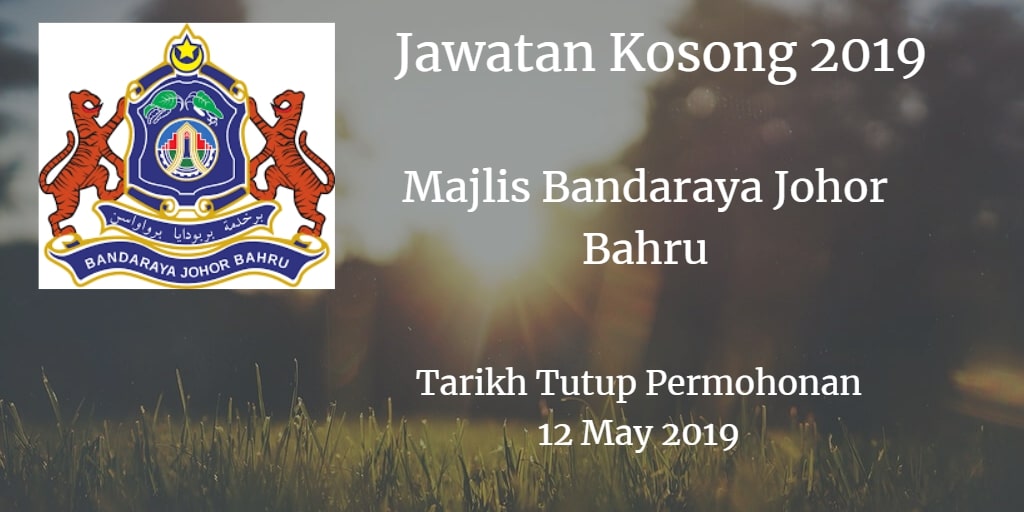 Majlis Bandaraya Johor Bahru Jawatan Kosong MBJB 12 May 2019 Jawatan