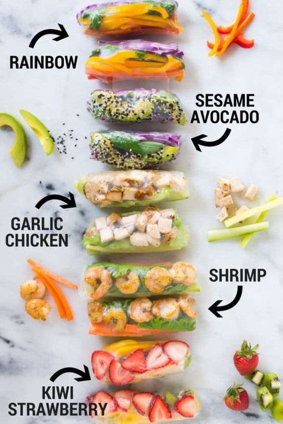 Eat the rainbow with my healthy Rainbow Spring Rolls packed with a bunch of fresh crunchy veggies. Add some spice by dipping them into my Ginger Peanut Sauce!