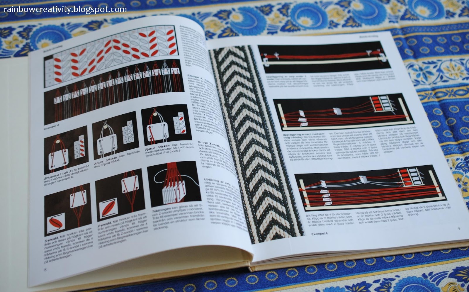 Color And Creativity Day of DIY 49. Tablet weaving take 2.