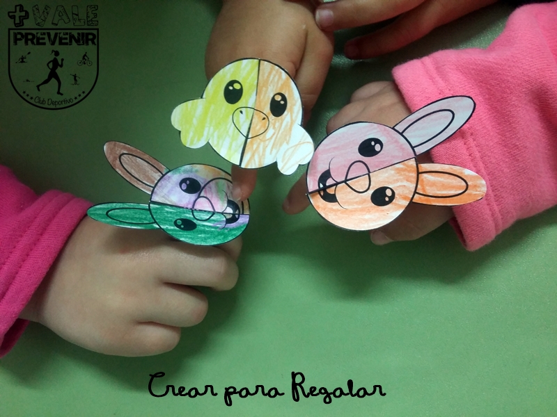 manualidades anillos imprimibles pascua