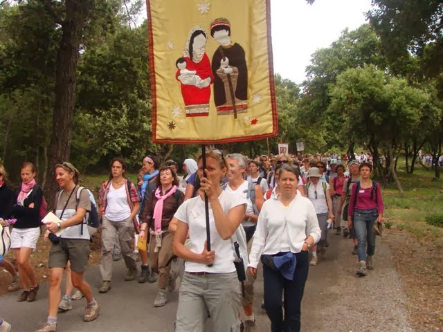 Un pèlerinage pour les mamans, à l'école de la Sainte Famille