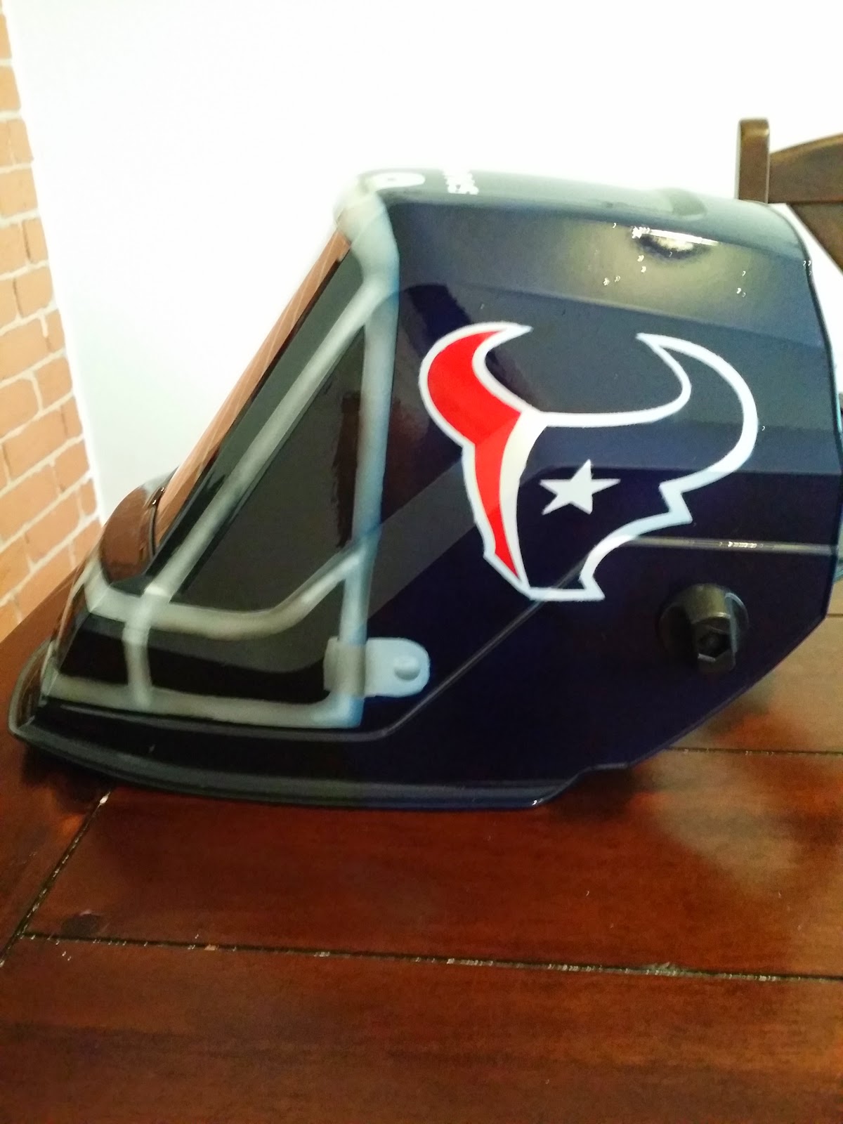 Custom Welding Helmets >> Zimmer DesignZ Custom Paint: Houston Texans Welding Helmet Custom Welding Helmets >> Zimmer DesignZ Custom Paint: Houston Texans Welding Helmet