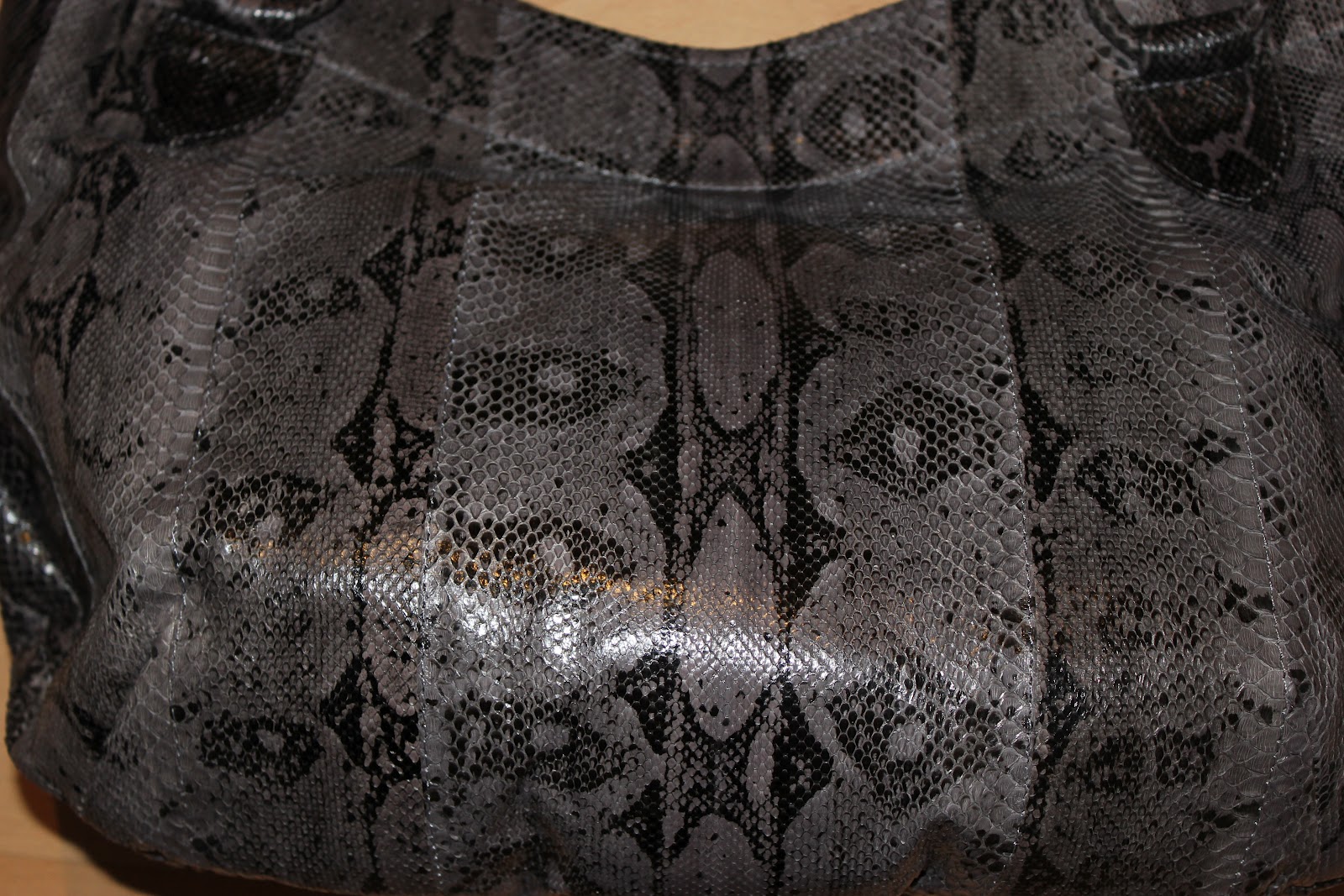 exoticanic: Pewter Python Tote Bag- A Beauty ---in Any Color