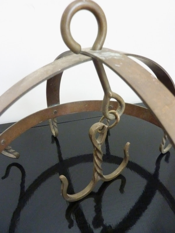 Walrus Antique Copper Domed Pot Rack SOLD on etsy