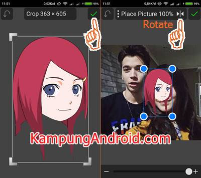Aplikasi Dan Tutorial Cara Edit Foto Kepala Kartun Naruto Chibi Di Android
