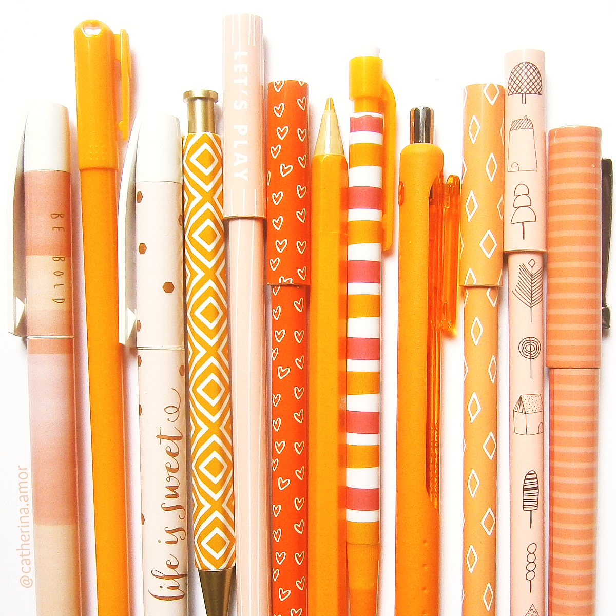 Orange Pens Orange Pens