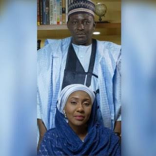 Another prewedding photo of Fatima Buhari and husband-to-be