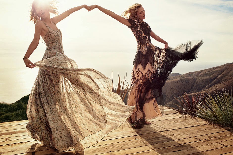 Taylor Swift and Karlie Kloss March 2015 Vogue